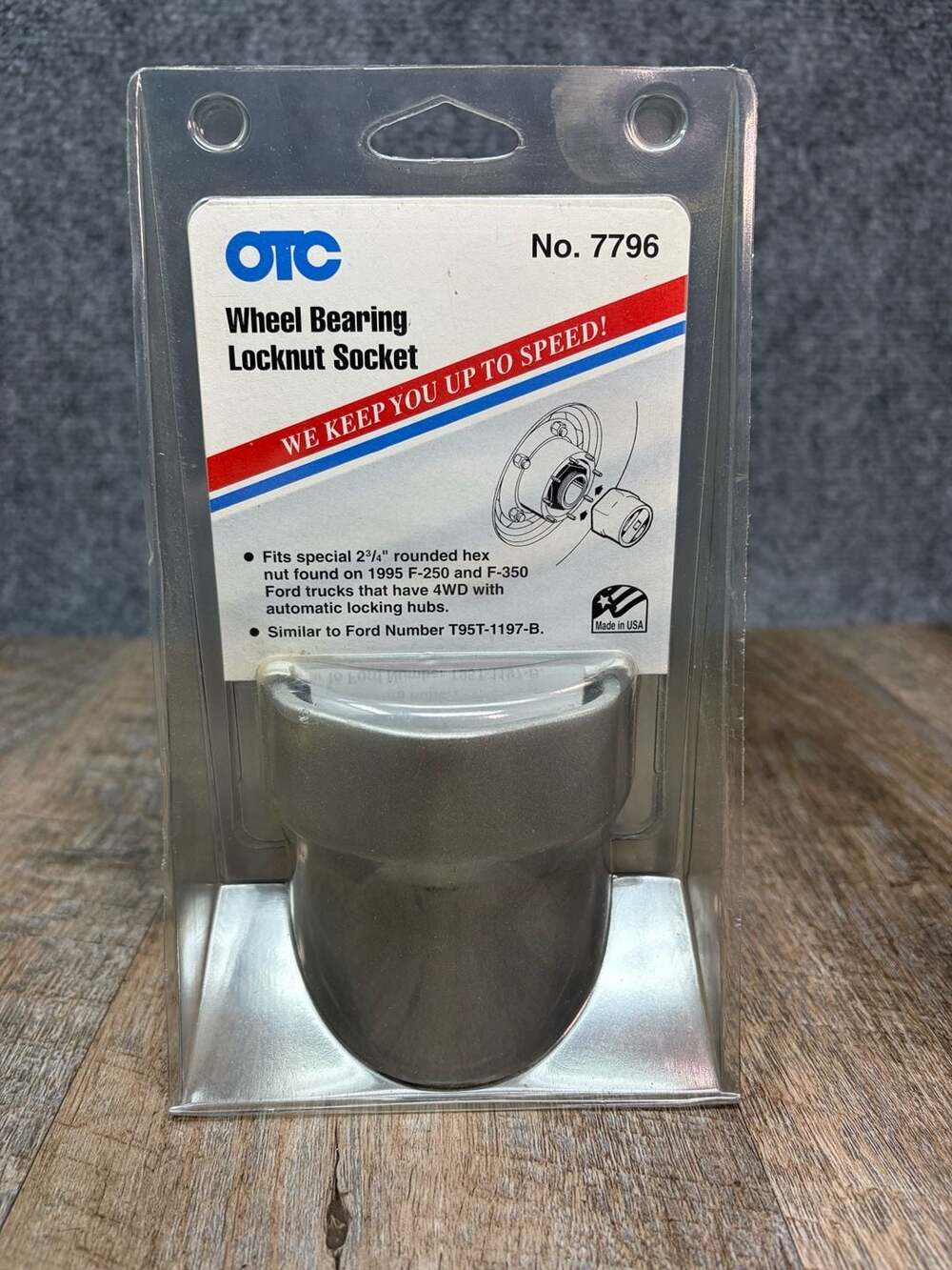 OTC No. 7796 Wheel Bearing Locknut Socket for 1995 Ford F-250 F-350-4WD- USA-NIP